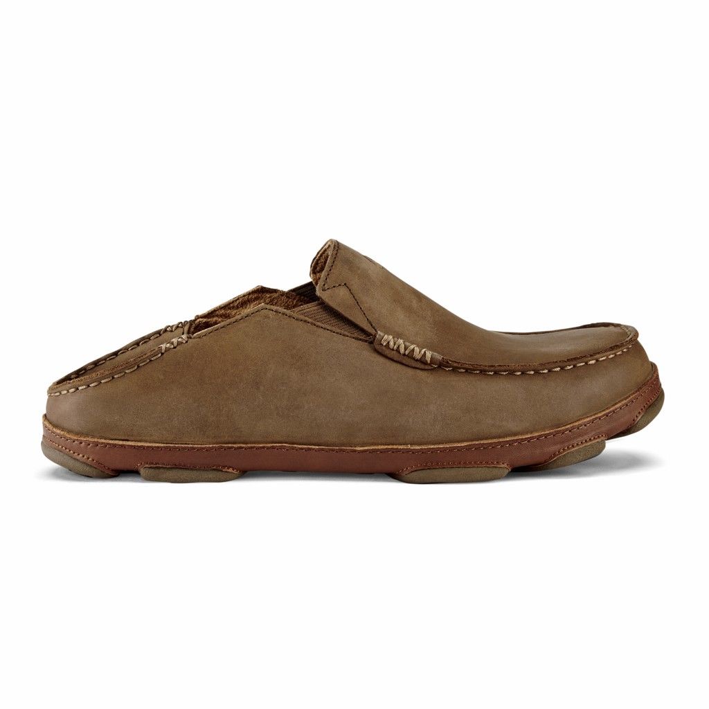 Zapatos Olukai Moloā - Zapatos Hombre Cafes 20762-438